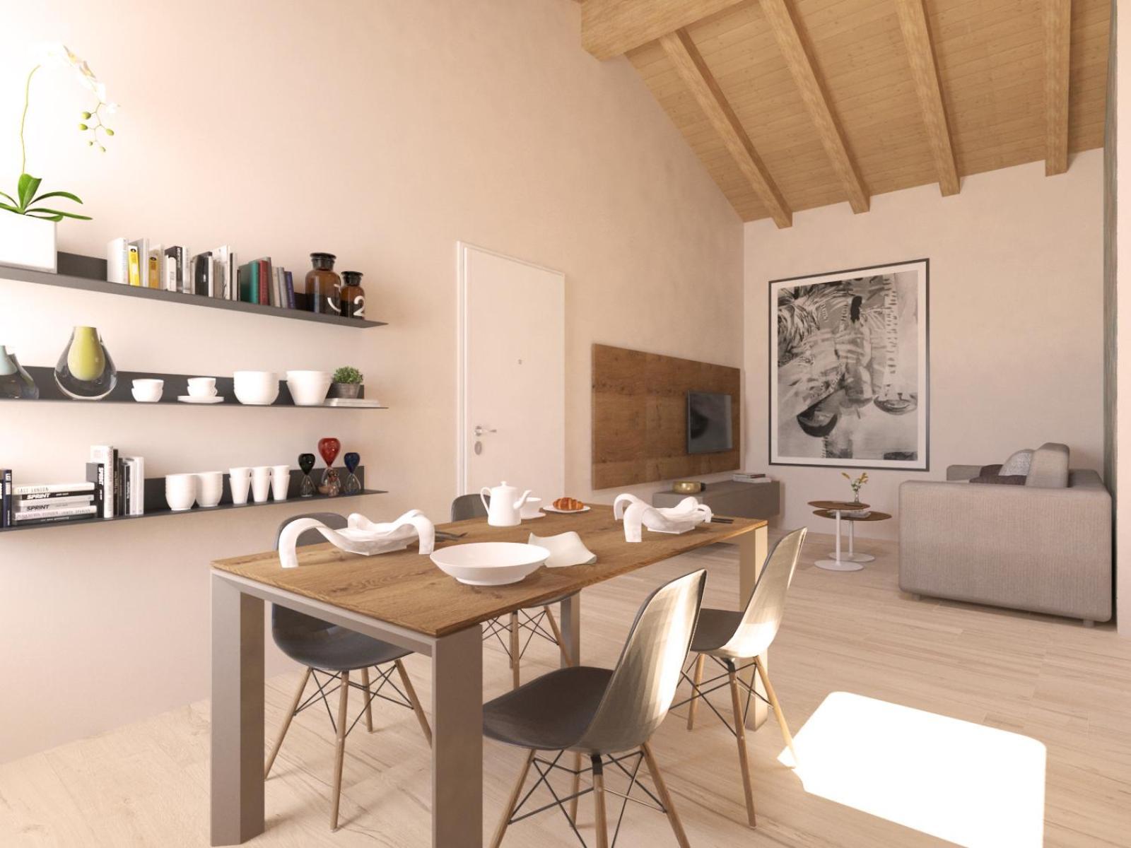Premium-Apartment mit 1 Schlafzimmer und Gartenblick – Erdgeschoss